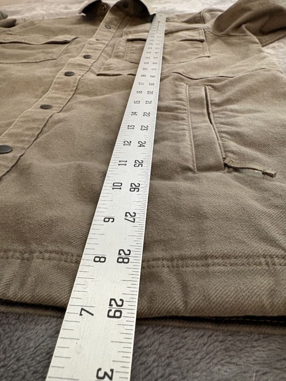 5.11 Tactical Mens Cargo Pocket Utility Jacket With Snap Closures  S Green Field - Picture 11 of 11